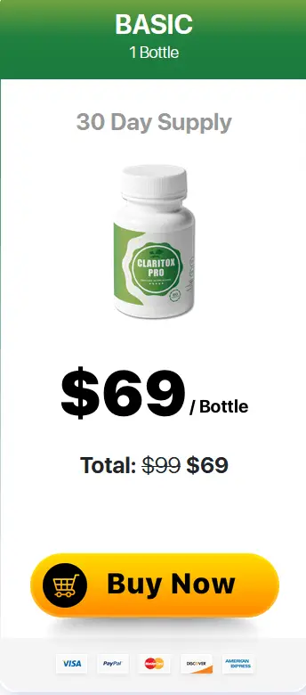 Claritox Pro three bottle package price