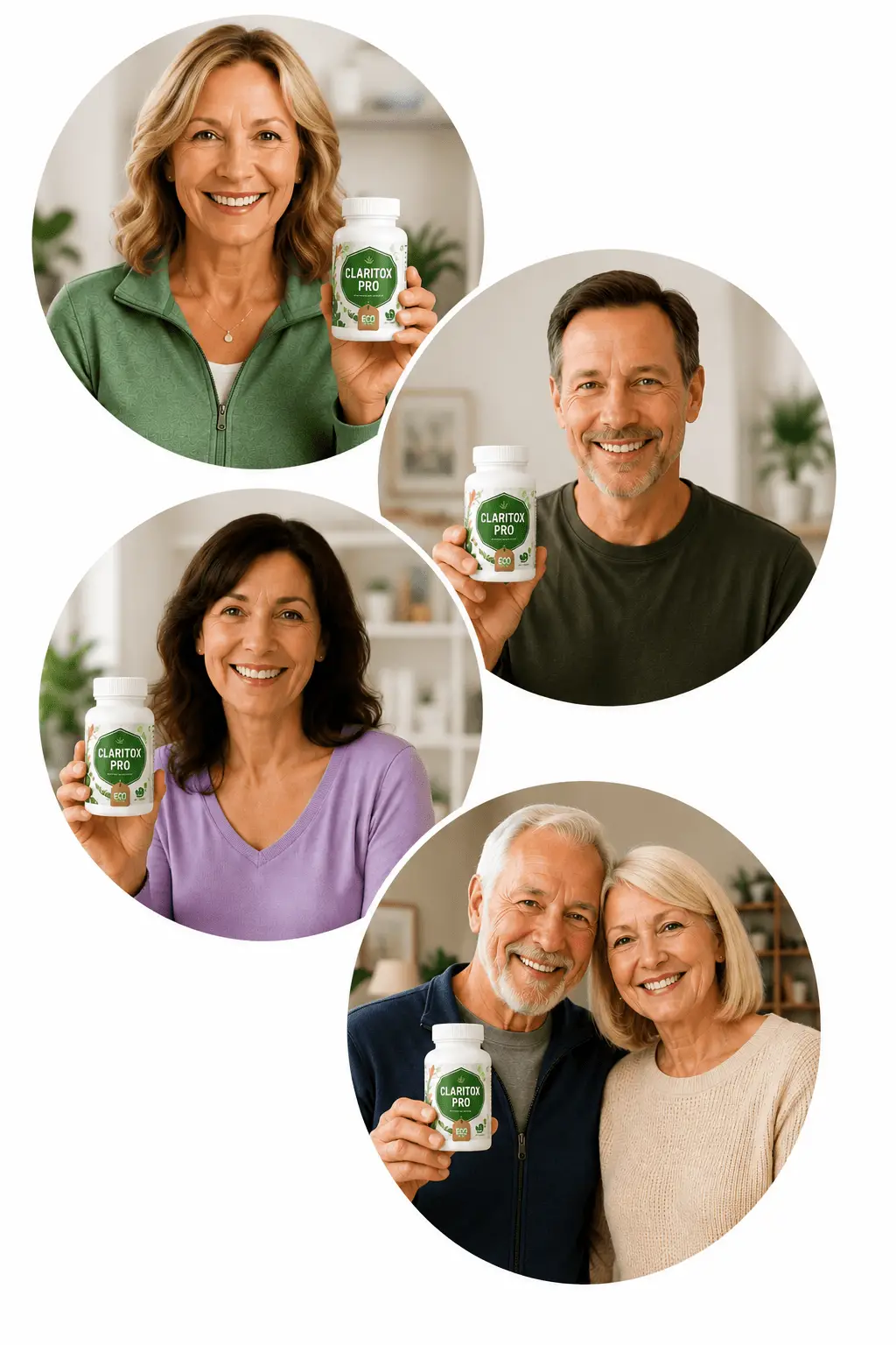 Happy Claritox Pro customers enjoying an active lifestyle